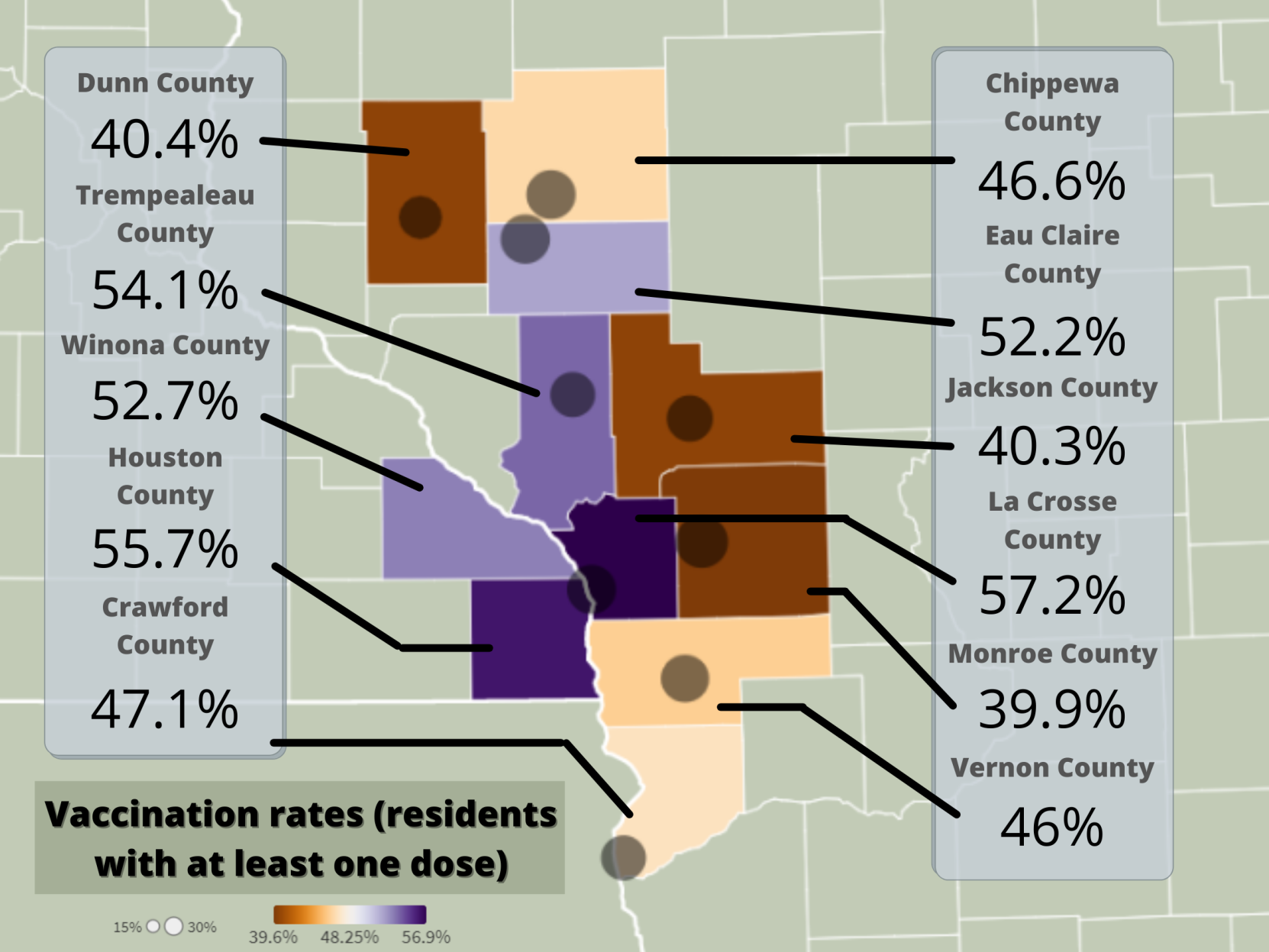 Area vaccine rates
